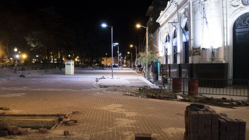 Inician trabajos sobre calle República y se podrá estacionar sobre Sarmiento