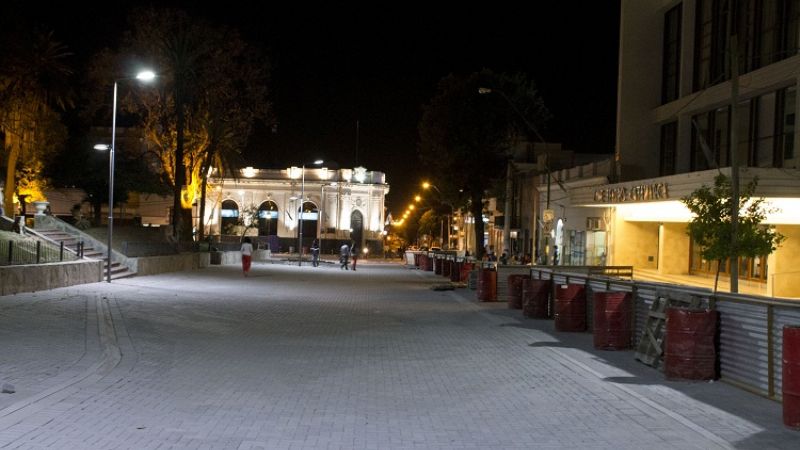 Inician trabajos sobre calle República y se podrá estacionar sobre Sarmiento