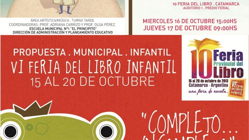 Siguen las actividades de la Capital en la X Feria del Libro