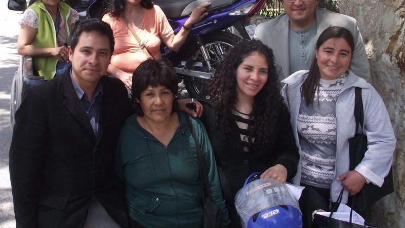 Andersch donó una moto a la Comisión de la Virgen del Rosario