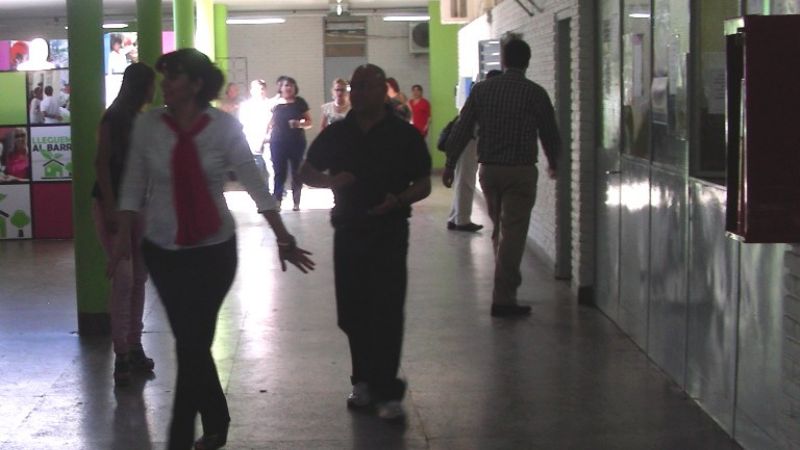 Simulacro de evacuación en el Ministerio de Salud