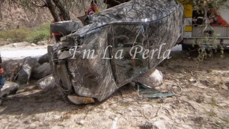 Docente volcó en Andalgalá