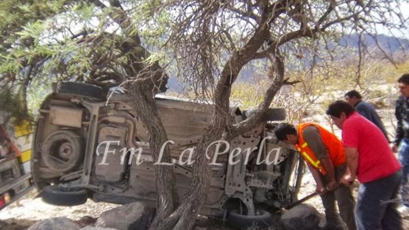 Docente volcó en Andalgalá