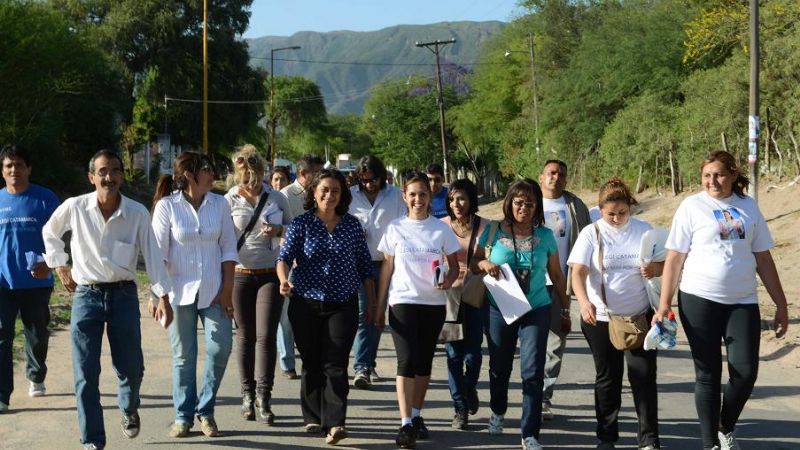 La Gobernadora caminó por Collagasta