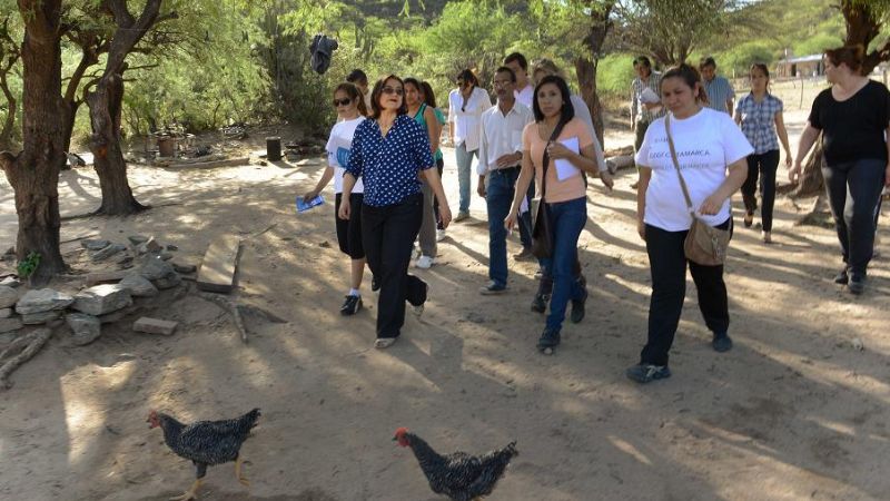 La Gobernadora caminó por Collagasta