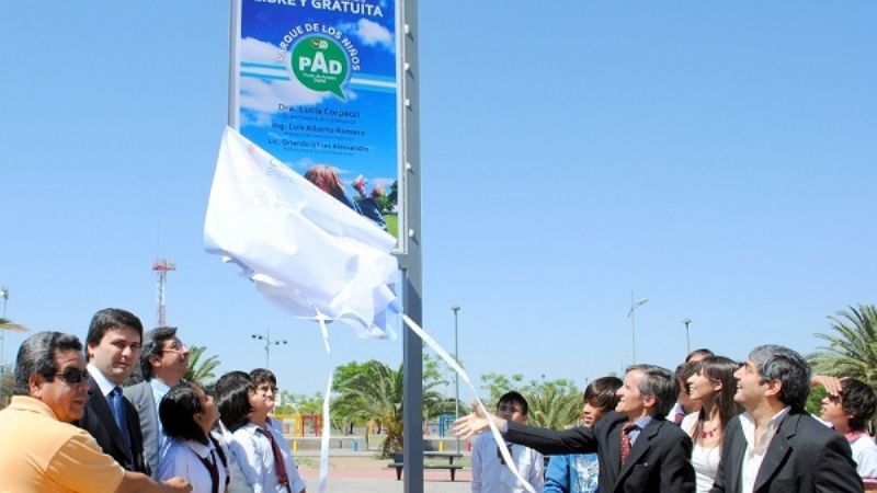 “tdecrecer” el WiFi gratuito del Parque de los Niños