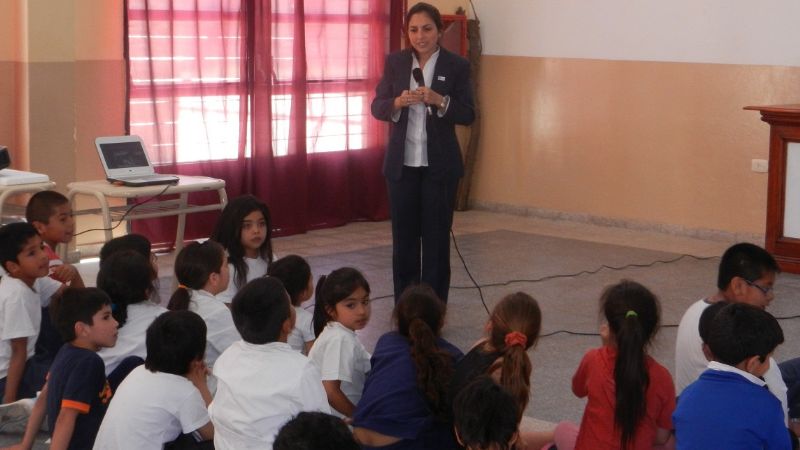 Charla educativa sobre el uso del agua
