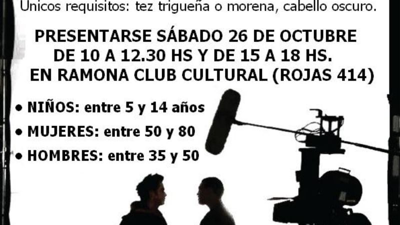 Casting para largometraje de estudiantes de la Universidad de Buenos Aires