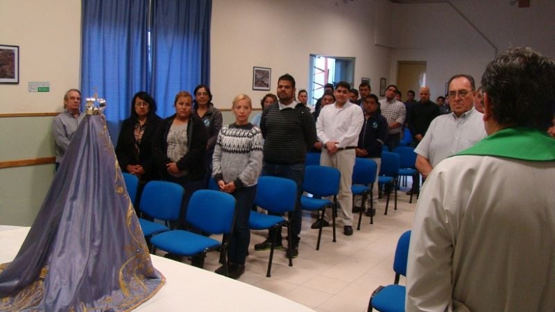 La Virgen del Valle visitó el Distrito Catamarca de Vialidad Nacional