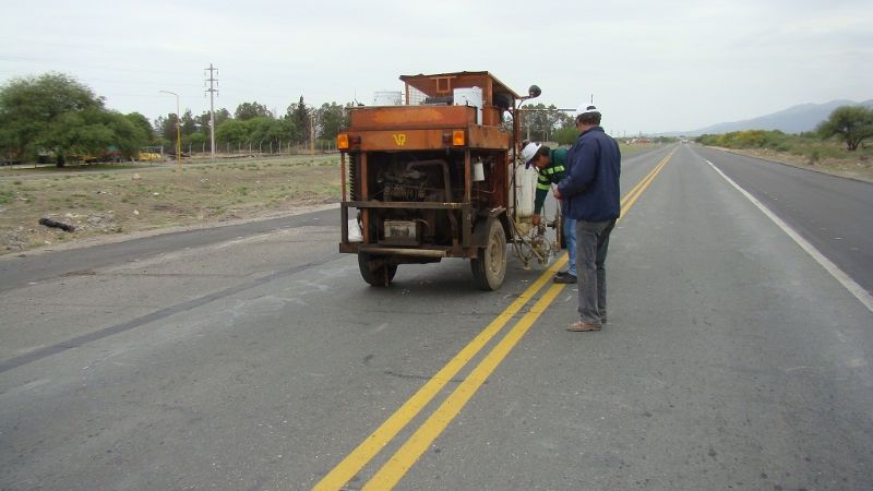 Por demarcación sobre calzada, se desvía el tránsito en El Pantanillo