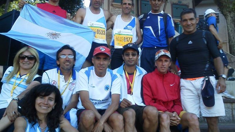 Oro para Villafañe con Argentina en el medio maratón por equipos