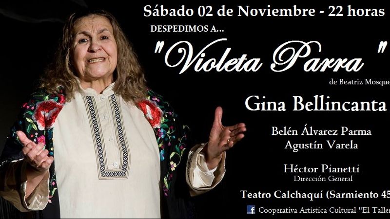 Último telón de \"Violeta Parra\"