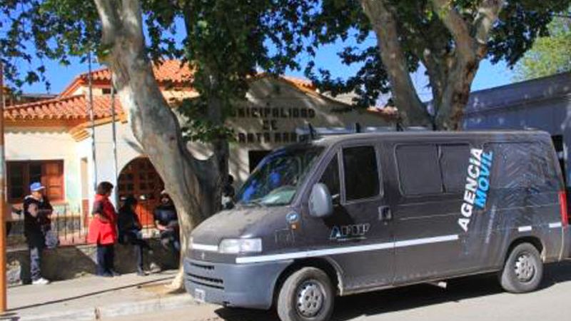 El móvil de AFIP completó su tarea