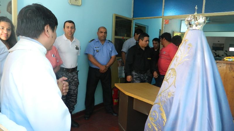 La Imagen de la Virgen del Valle en la Dirección de Seguridad Vial