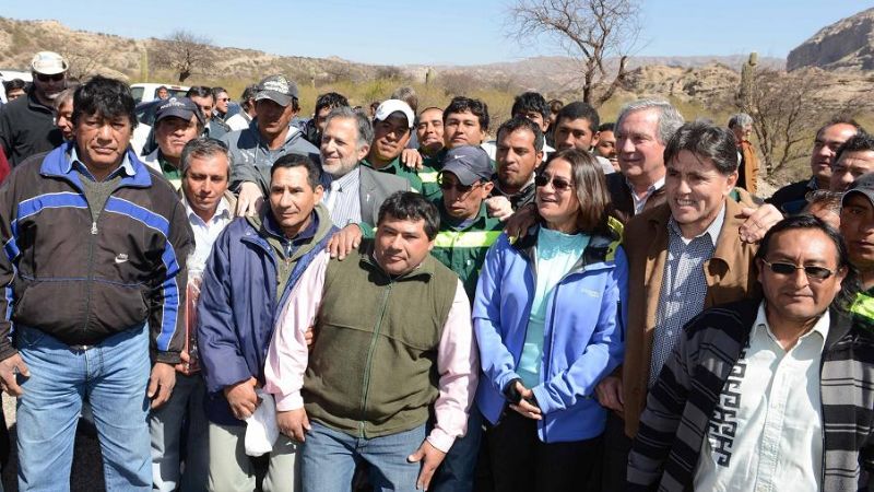 Corpacci inauguró nuevo tramo de la Ruta 36 en Villa Vil