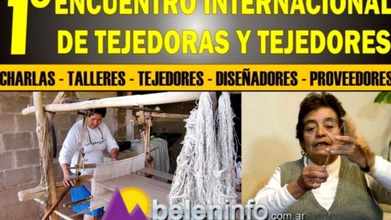 Este viernes comienza el 1° Encuentro de Tejedoras y Tejedores 