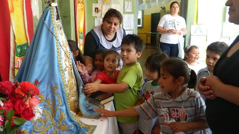 La Virgen del Valle en Pozo El Mistol y en Salud