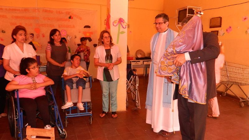 La Virgen del Valle en Pozo El Mistol y en Salud