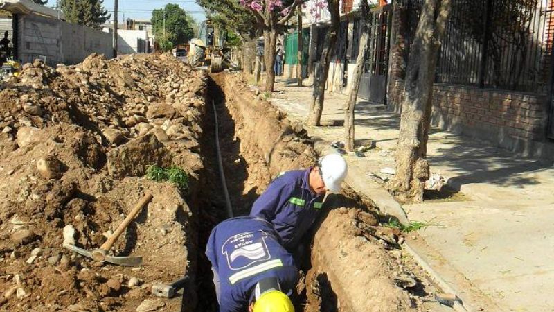 Nuevas redes de agua  potable en Bº Villa Bosch y Bº San Jorge