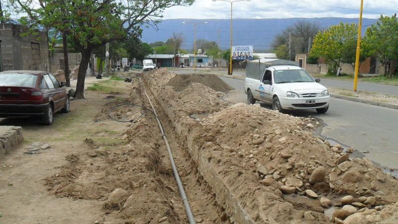 Nuevas redes de agua  potable en Bº Villa Bosch y Bº San Jorge