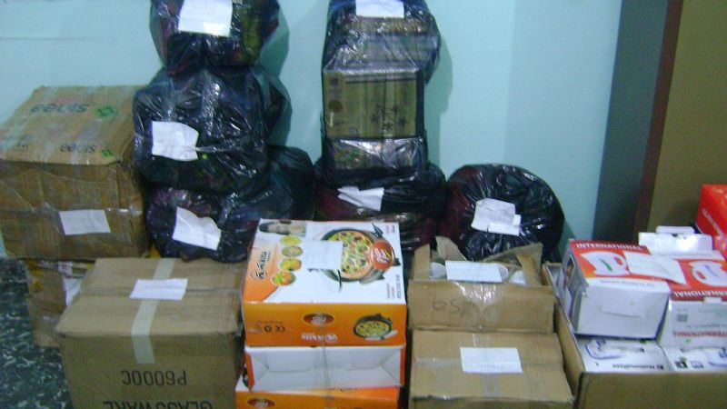 Policía Caminera secuestró mercadería