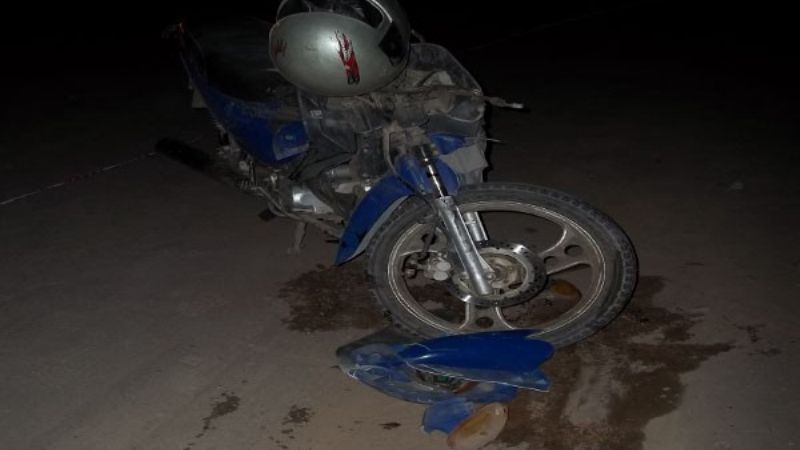 Se mató un motociclista