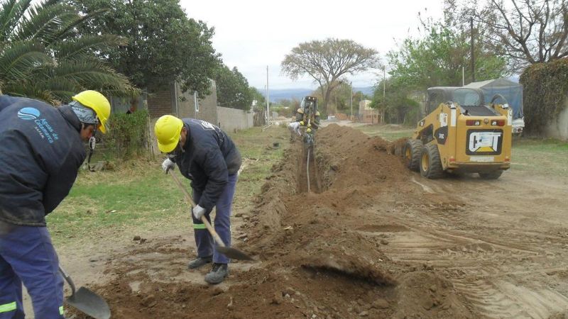 En Valle Viejo, también se mejoran las redes de agua potable