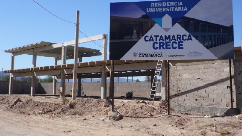 La Residencia Universitaria avanzó un 35% del total de obra