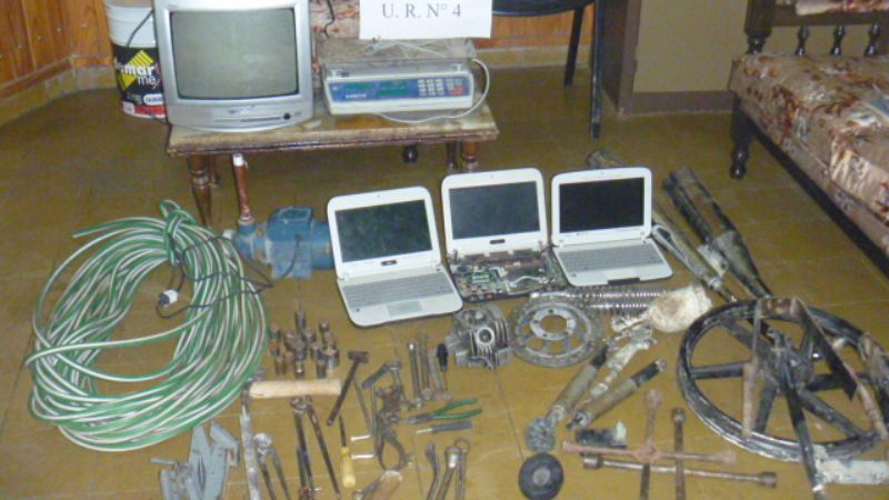 Recuperan elementos robados en Andalgalá