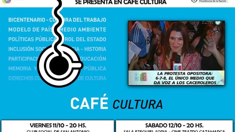 La periodista Cynthia García viene a Catamarca