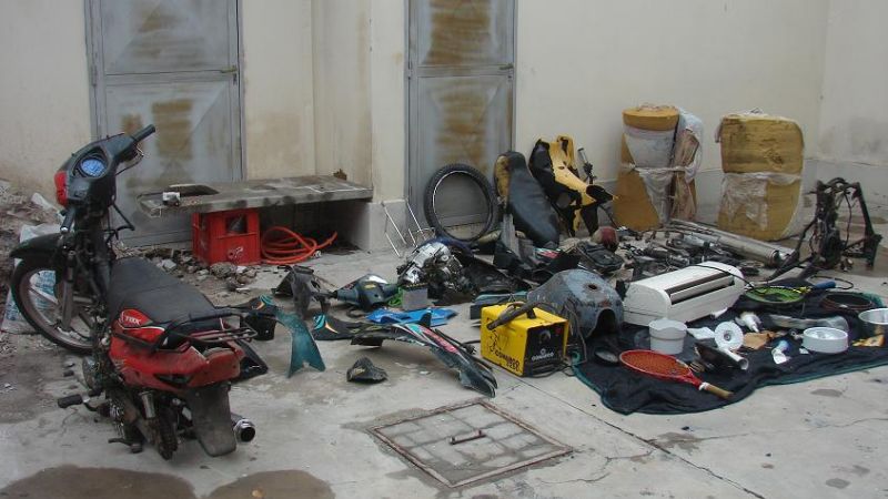 Recuperan motopartes y elementos robados en FME