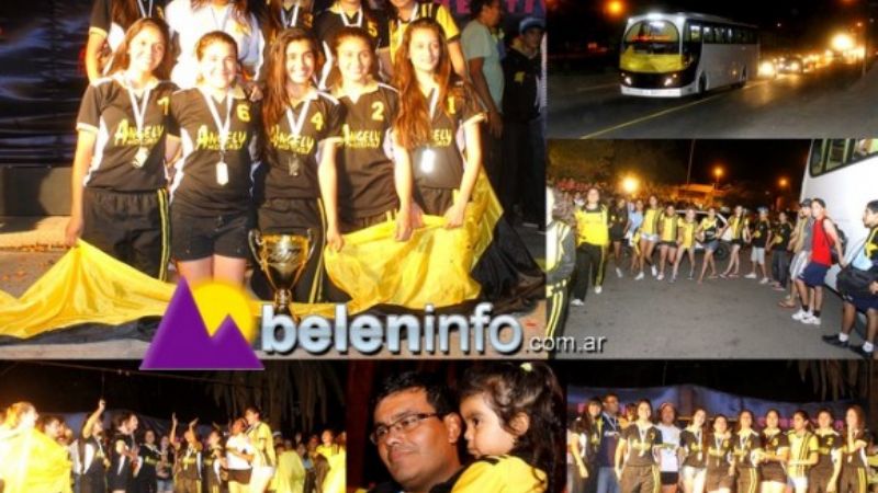 Belén recibió a las campeonas de los Juegos Evita 2013
