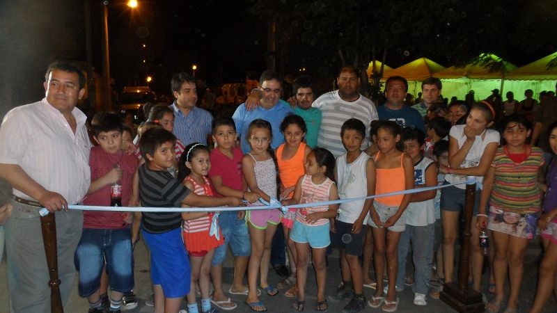 Jalil inauguró obra de pavimentación en el barrio “Alcira Sur”