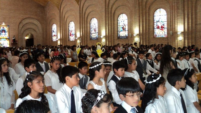 La Virgen del Valle acompañó a los niños que recibieron la Primera Comunión