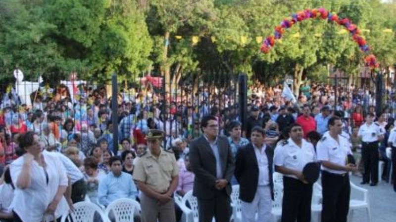 Santa María revolucionada con la visita de la Virgen del Valle
