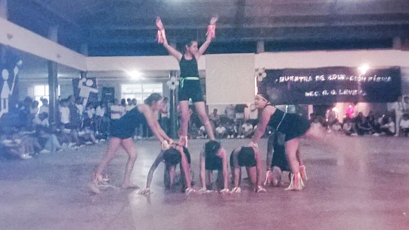 Se realizó la muestra de educación física en la escuela municipal 