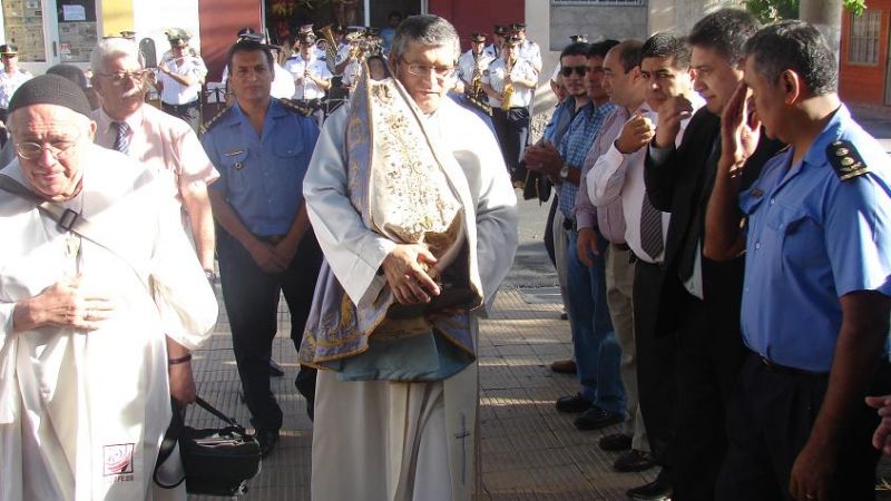 La Virgen del Valle visitó la Jefatura de Policía