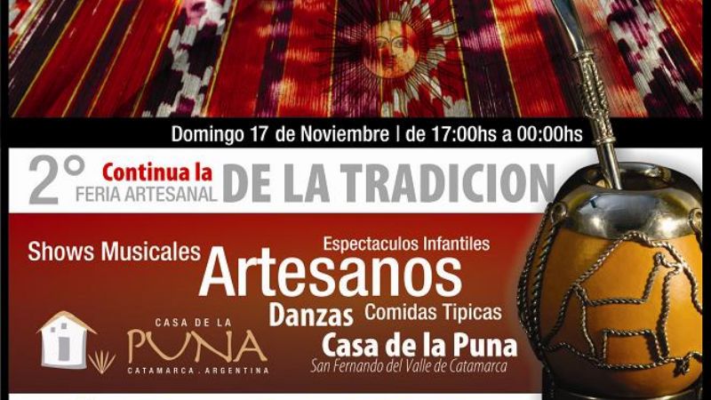 Este domingo se completará la 2da Feria Artesanal de la Tradición