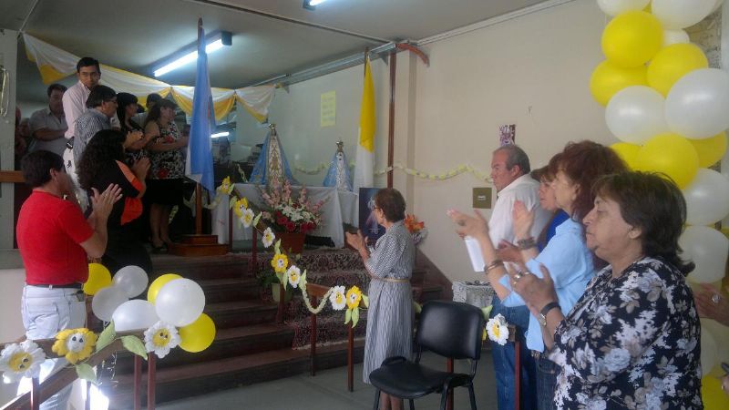 La Imagen de la Virgen del Valle visitó Catastro