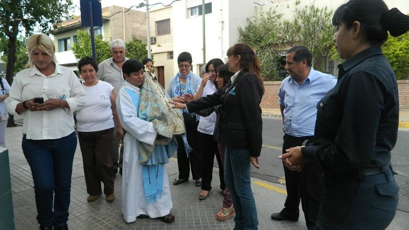 La Virgen también en la Policía Municipal y el Tribunal de Cuentas