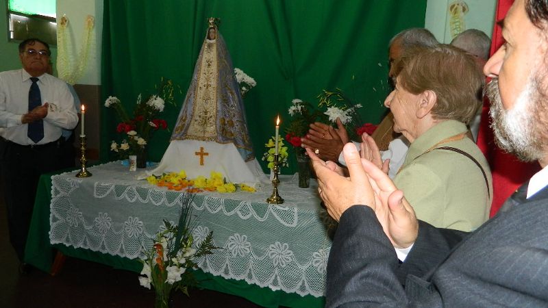 La Virgen sigue su recorrido por organismos públicos