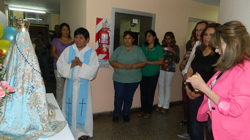 La Virgen sigue su recorrido por organismos públicos