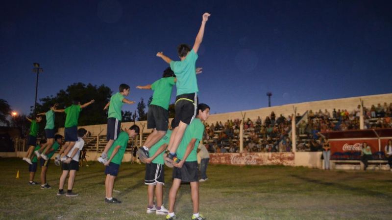 Muestras de gimnasia de Escuelas Municipales