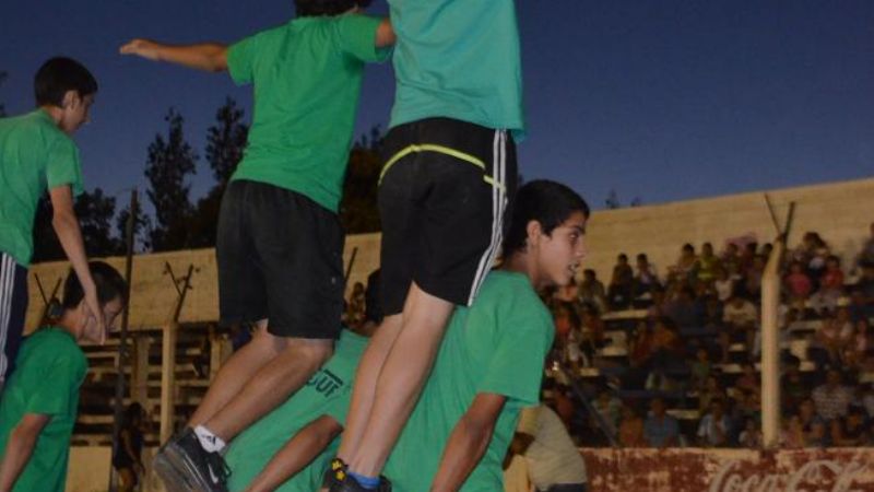 Muestras de gimnasia de Escuelas Municipales