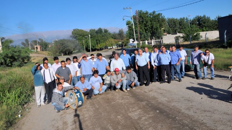 Protesta de choferes en GM