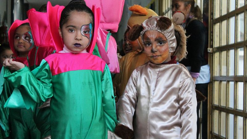 Muestra final del nivel inicial en la escuela municipal El Principito