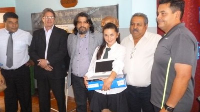 Entrega de netbooks en Belén