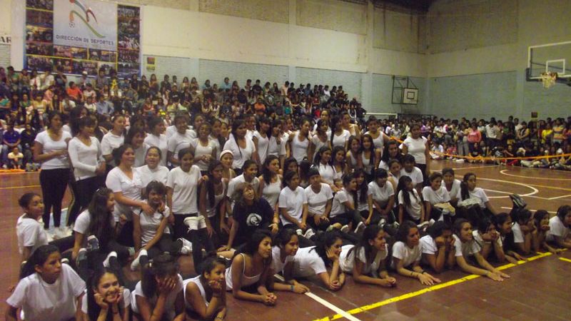 Los alumnos se lucieron en la muestra de coreografías
