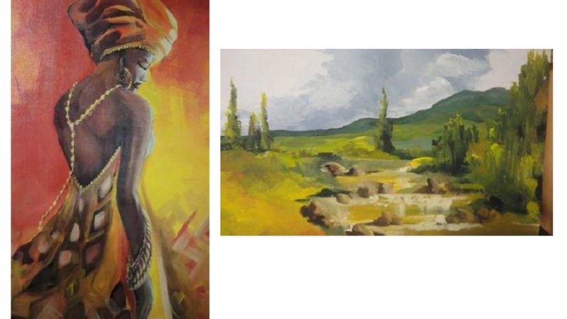 Muestra plástica en el Club Social