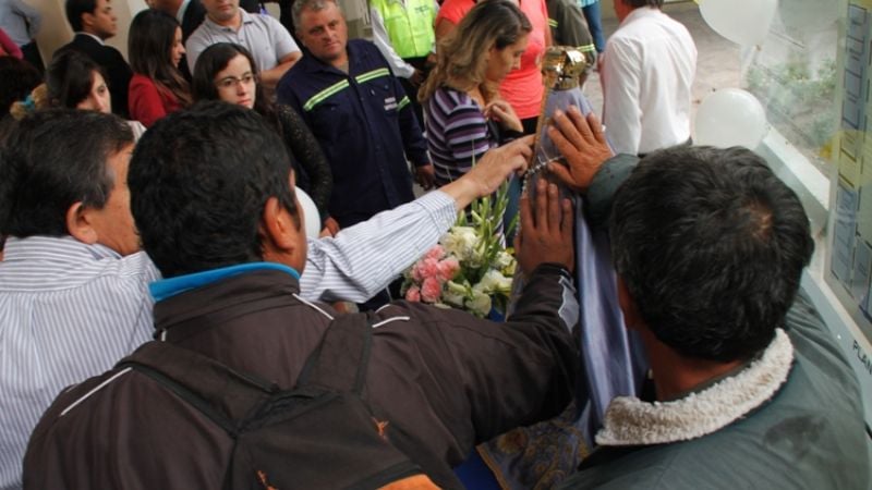 La Virgen del Valle visitó el palacio municipal de SFVC